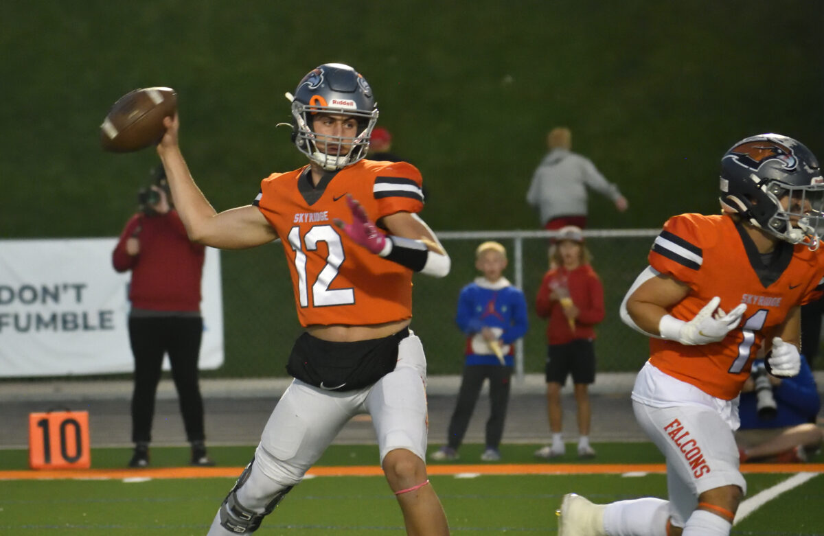 Sky Ridge Football Skyridge football wraps up regular season with shutout of AF | News ...
